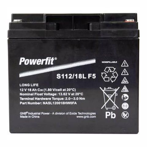 BATERÍA POWERFIT 12V 18AH S112/18LF5 + DERECHA