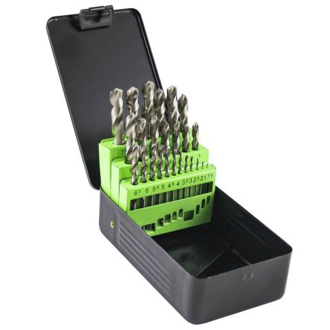 ESTUCHE DE BROCAS HELICOIDALES 1-13MM HSS 4341