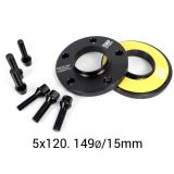 SEPARADORES OMP 15MM 5X120 72.5 M12X1.5+14X1.25