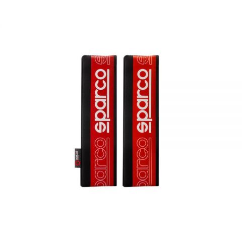 JUEGO ALMOHADILLAS SPARCO CINTURÓN ROJO