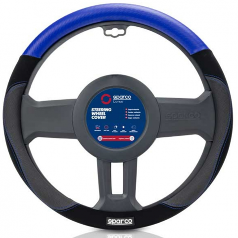 FUNDA VOLANTE SPARCO S122 AZUL/NEGRO