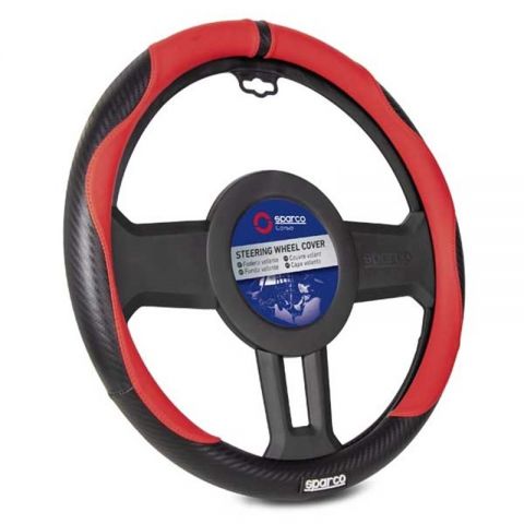 FUNDA VOLANTE SPARCO S128 ROJO