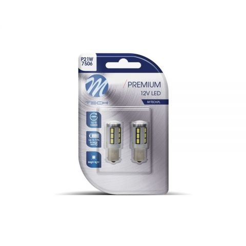 LÁMPARA LED BLANCA CANBUS 12V T4W BA15S