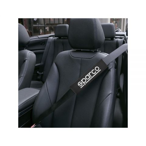 ALMOHADILLA SPARCO CINTURÓN NEGRO CS6 POLIESTER