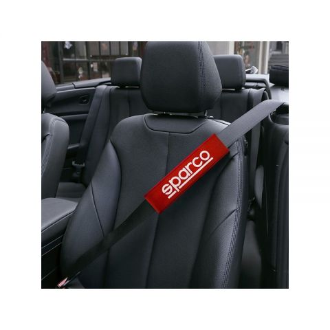 ALMOHADILLA SPARCO CINTURÓN ROJO CS6 POLIESTER