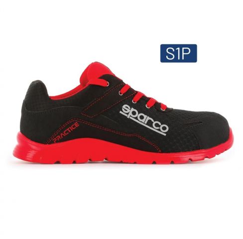 ZAPATILLAS PRACTICE JAQUES TALLA 39 NEGRO/ROJO S1P