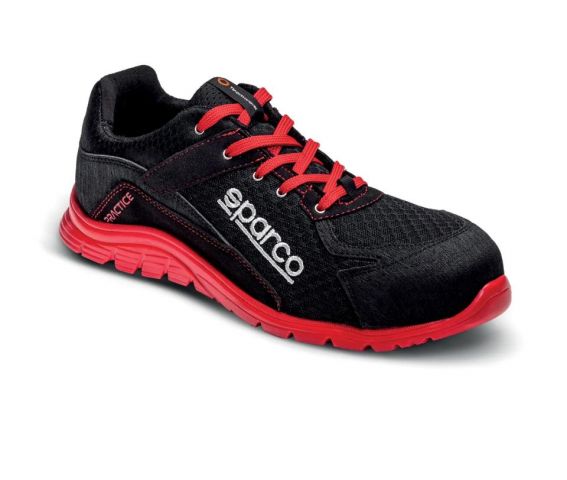 ZAPATILLAS PRACTICE JAQUES TALLA 45 NEGRO/ROJO S1P