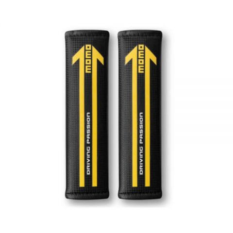 JGO. ALMOHADILLAS MOMO CINTURÓN COCHE NEGRO MATE