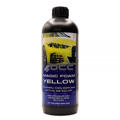 CHAMPÚ ESPUMANTE COCHE MAGIC FOAM AMARILLO 500ML