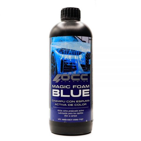 CHAMPÚ ESPUMANTE COCHE MAGIC FOAM COLOR AZUL 500ML
