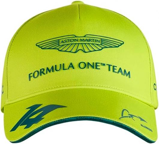 GORRA DEL EQUIPO ASTON MARTIN F1 VERDE LIMA 2023