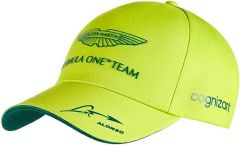 GORRA DEL EQUIPO ASTON MARTIN F1 VERDE LIMA 2023