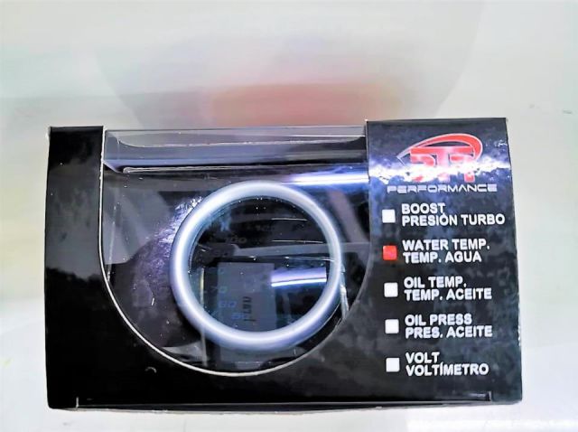 RELOJ DE TEMPERATURA AGUA NEGRO. 