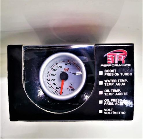 RELOJ DE TEMPERATURA ACEITE BLANCO. 