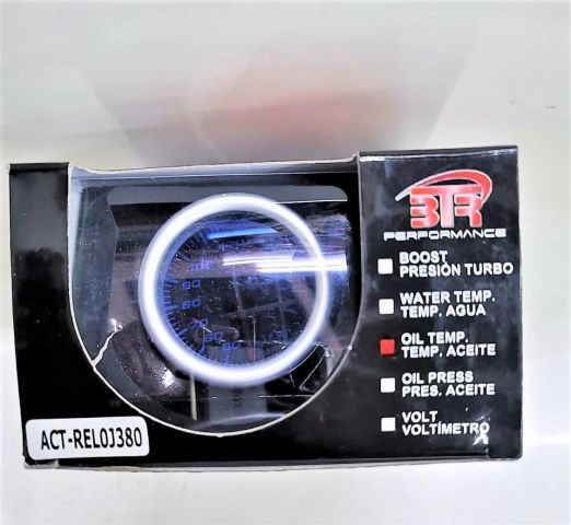 RELOJ DE TEMPERATURA ACEITE NEGRO. 