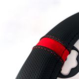 FUNDA VOLANTE MOMO SUPERGRIP UNIVERSAL NEGRO/ROJO