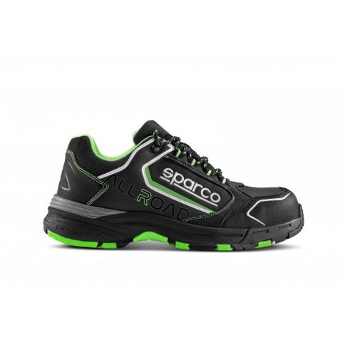 ZAPATILLAS SPARCO ALLROAD BAKU TALLA48 NEGRO/VERDE