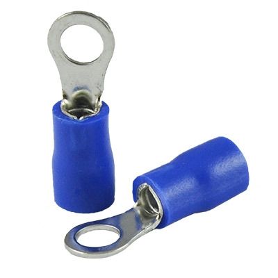 TERMINAL CONECTOR TIPO ANILLA AZUL RV2-4S