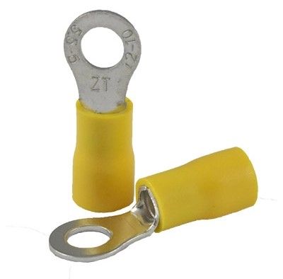 TERMINAL CONECTOR TIPO ANILLA AMARILLO  RV5.5-5S