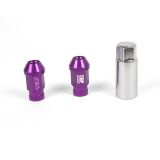 TUERCAS ALUMINIO OMP LLAVE19 L40MM M14X1.5 VIOLETA