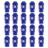 TUERCAS ALUMINIO OMP LLAVE19 L:40MM M14X1.25 AZUL