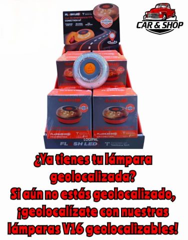 BALIZA EMERGENCIA SOS FLASH LED GEOLOCALIZADA V16