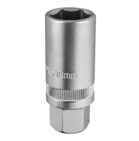 VASO DE BUJIA HEX. DE 18MM 3/8