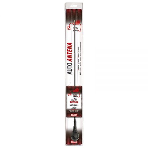 ANTENA TECHO 2 TRAMOS NEGRA SIMIL MUELLE BASE NEGR