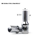 TORNILLOS RUEDA M14X1.5 LLAVE 17/19 L:27MM PLATA