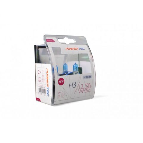 LÁMPARAS MTECH HALÓGENA 12V ULTRA BLANCO H3 55W