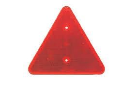 TRIÁNGULO REFLEXIVO ROJO