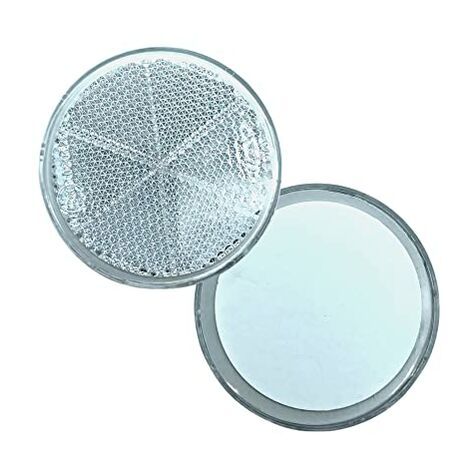 CATADIÓPTRICO BLANCO REDONDO AUTOADHESIVO