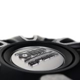 SET 4 TAPACUBOS OMP MAGNUM NEGRO/PLATA/CARBO 14