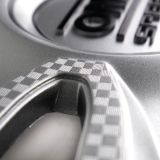 SET 4 TAPACUBOS OMP SPEED MAGNUM PLATA/CARBONO 13