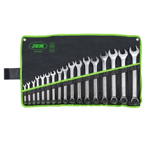 SET DE 17 LLAVES COMBINADAS EN PULGADA