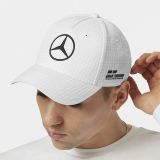 GORRA MERCEDES LEWIS HAMILTON BLANCA