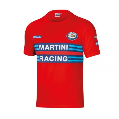 CAMISETA SPARCO MARTINI-R TALLA L ROJA