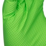 GUANTE VERDE DESECHABLE NITRILO T:XL 7MIL 100UDS 