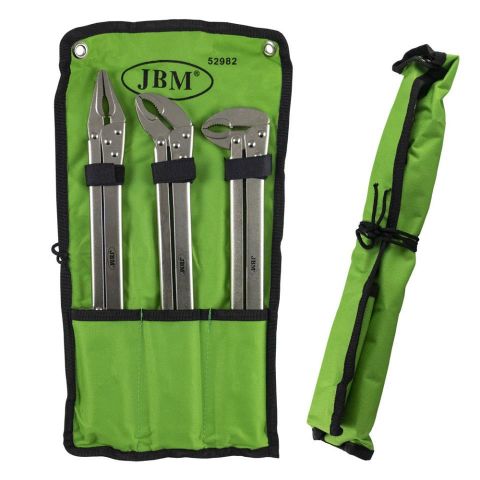 KIT DE 3 ALICATES DE MORDAZA EXTRALARGAS