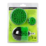 JUEGO DE 3 CEPILLOS DE LIMPIEZA PARA TALADRO