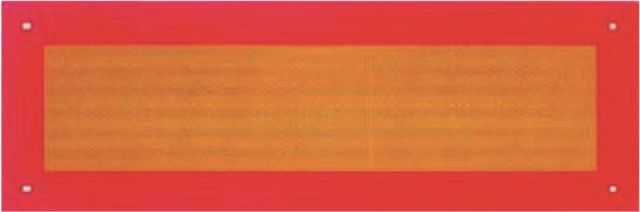 PLACA V6 DE VEHICULOS LARGOS 565X200 MM