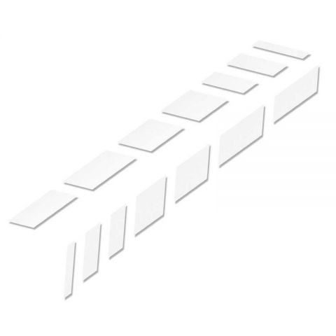 PEGATINA DE DISEÑO DE COCHE SOMBRAS BLANCA