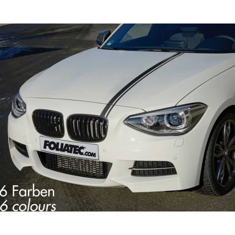 LÍNEAS DE LA PEGATINA DEL DISEÑO DEL COCHE BLANCA