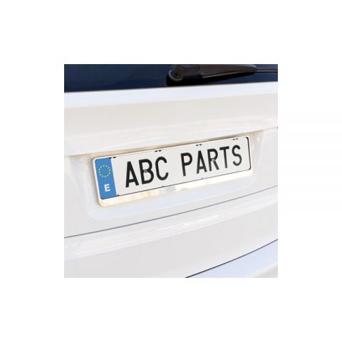 PORTA MATRÍCULA CROMADO