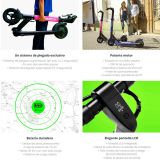 PATINETE SPARCO SEM1 BLANCO/NEGRO 