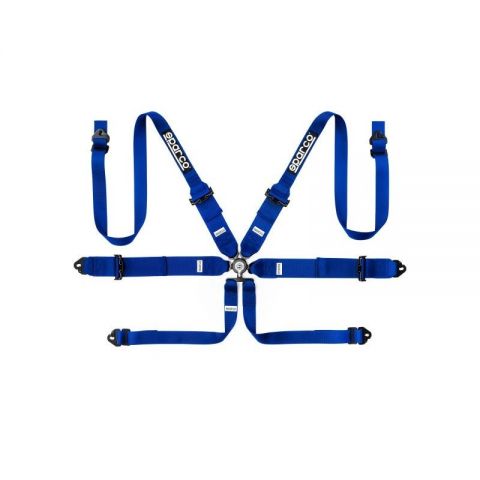 ARNÉS SPARCO 6 PUNTOS AZUL FIA 