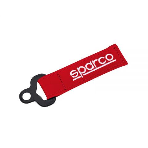 LLAVERO SPARCO PIEL ROJO