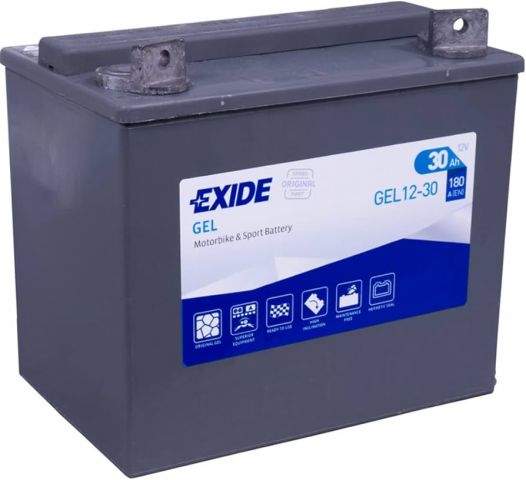 Batería de Moto Exide Gel 12-30 12V - 30Ah - 180A