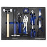 SET DE 4 MODULOS DE HERRAMIENTAS EVA CARBONO AZUL