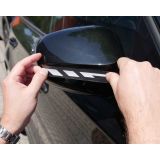 PEGATINAS ESPEJO CON BANDAS DE PIN BLANCAS